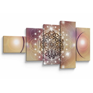 Schilderij - Mandala met elementen (V022953V11060)