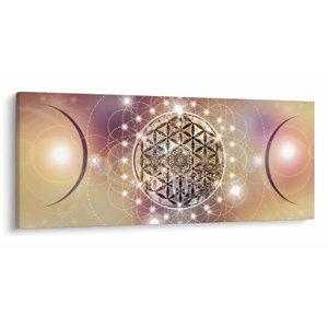 Schilderij - Mandala met elementen (V022953V12050)