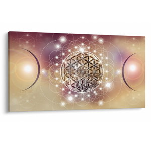 Schilderij - Mandala met elementen (V022953V12070)