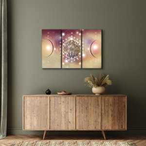 Schilderij - Mandala met elementen (2)