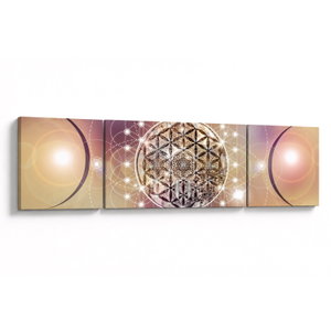 Schilderij - Mandala met elementen (V022953V17050)