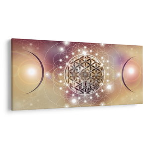 Schilderij - Mandala met elementen (V022953V200100)