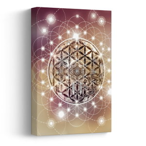 Schilderij - Mandala met elementen (V022953V2030)
