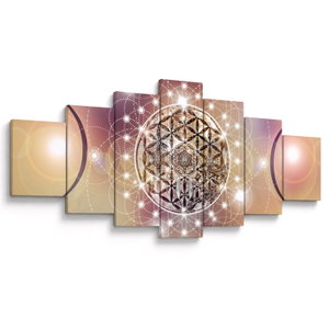 Schilderij - Mandala met elementen (V022953V210100)