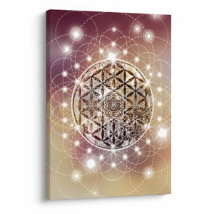 Schilderij - Mandala met elementen (V022953V5070)