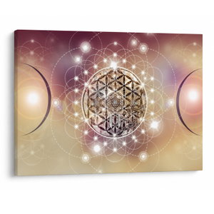Schilderij - Mandala met elementen (V022953V7050)