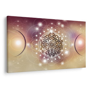 Schilderij - Mandala met elementen (V022953V9060)