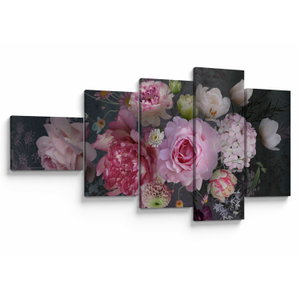 Schilderij - Tuinbloemen (V022961V11060)