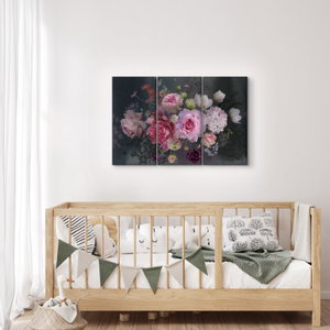 Schilderij - Tuinbloemen (2)