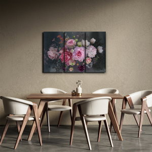 Schilderij - Tuinbloemen (3)