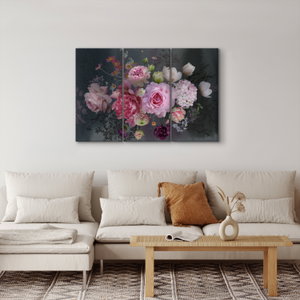 Schilderij - Tuinbloemen (4)