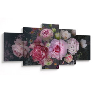 Schilderij - Tuinbloemen (V022961V150805PCS)