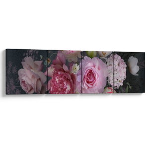 Schilderij - Tuinbloemen (V022961V16040)