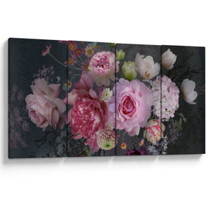 Schilderij - Tuinbloemen (V022961V16080)