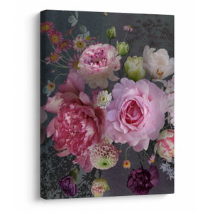 Schilderij - Tuinbloemen (V022961V3040)
