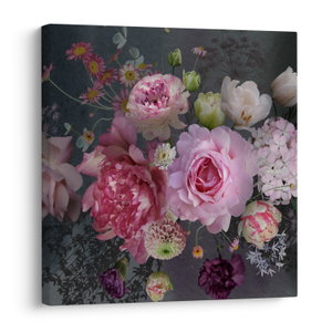 Schilderij - Tuinbloemen (V022961V5050)