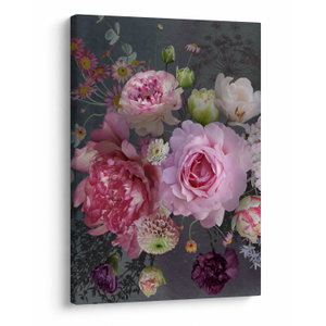 Schilderij - Tuinbloemen (V022961V5070)