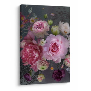 Schilderij - Tuinbloemen (V022961V6090)