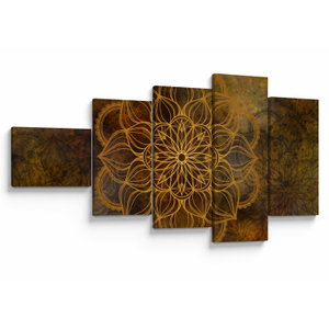 Schilderij - Mandala van vreugde (V022966V11060)