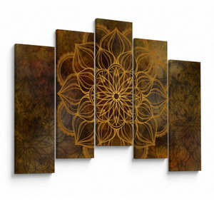 Schilderij - Mandala van vreugde (V022966V12590)