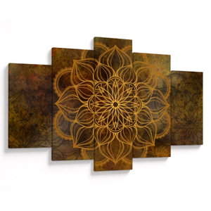 Schilderij - Mandala van vreugde (V022966V150105)