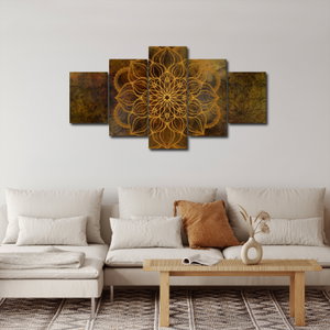 Schilderij - Mandala van vreugde (2)
