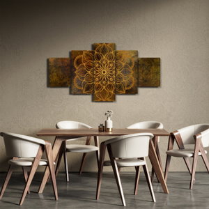 Schilderij - Mandala van vreugde (3)