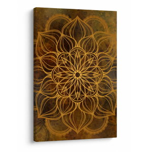 Schilderij - Mandala van vreugde (V022966V6090)