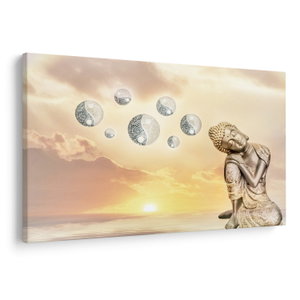 Schilderij - Tijd voor meditatie