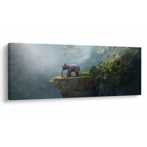 Tablou - Elefant în vârful Taj Mahalului (V023050V10040)