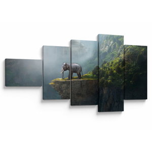 Tablou - Elefant în vârful Taj Mahalului (V023050V11060)