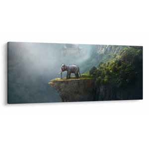 Tablou - Elefant în vârful Taj Mahalului (V023050V12050)