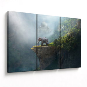 Tablou - Elefant în vârful Taj Mahalului (V023050V120803PCS)