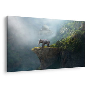 Tablou - Elefant în vârful Taj Mahalului (V023050V150100)