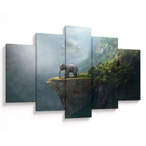 Tablou - Elefant în vârful Taj Mahalului (V023050V150105)