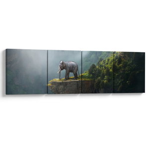Tablou - Elefant în vârful Taj Mahalului (V023050V16040)