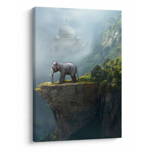 Tablou - Elefant în vârful Taj Mahalului (V023050V5070)