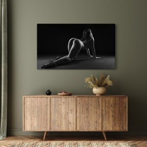 Schilderij - Naakt van ee strekkende vrouw (2)