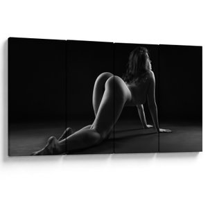 Schilderij - Naakt van ee strekkende vrouw (V023081V16080)