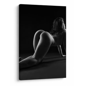 Schilderij - Naakt van ee strekkende vrouw (V023081V6090)