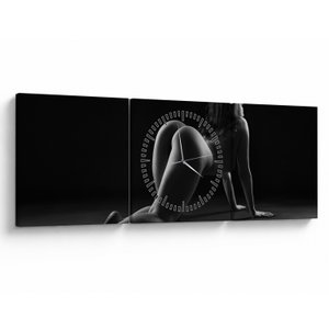 Schilderij - Naakt van ee strekkende vrouw (met klok) (V023081V9030C)