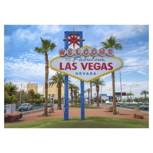 Glasschilderij - Las Vegas (5)