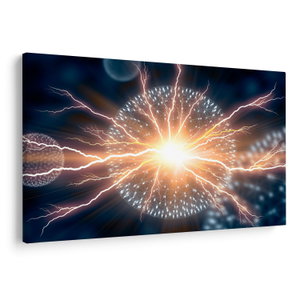 Bild auf Leinwand - Atom