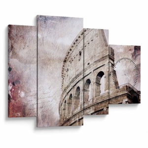 Tablou - Colosseum, Roma, Italia (cu ceas) (V023159V11075C)