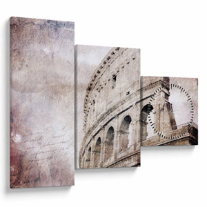 Tablou - Colosseum, Roma, Italia (cu ceas) (V023159V9070C)