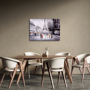 Schilderij - Olieverfschilderij, Parijs (3)