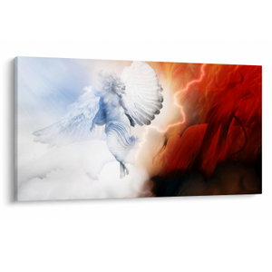 Schilderij - Goed en kwaad (V023274V12070)