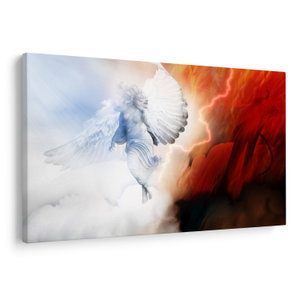 Schilderij - Goed en kwaad (V023274V12080)