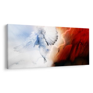 Schilderij - Goed en kwaad (V023274V250125)
