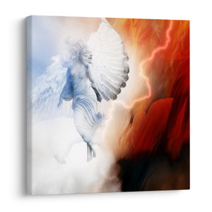 Schilderij - Goed en kwaad (V023274V4040)